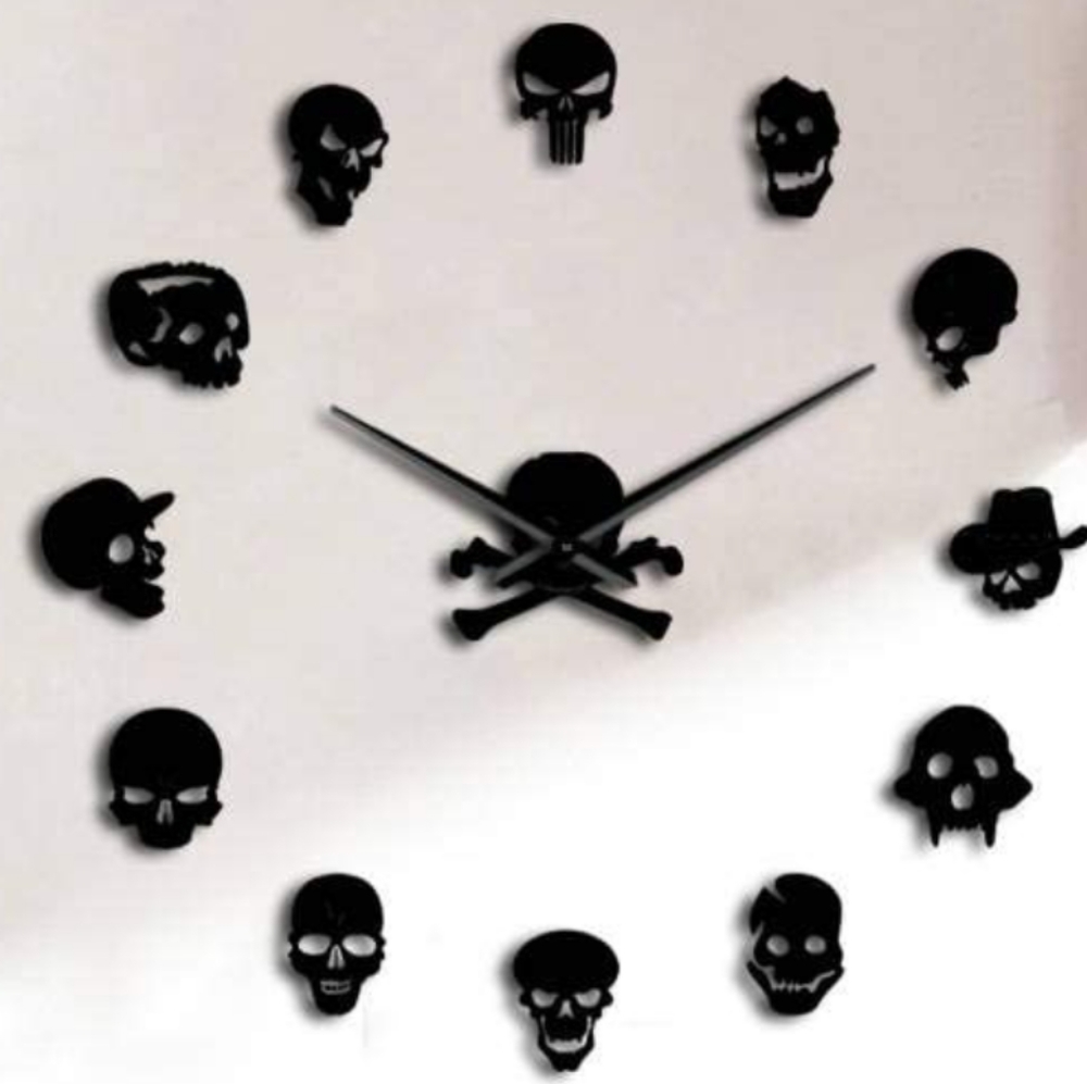 Skull DIY Clock